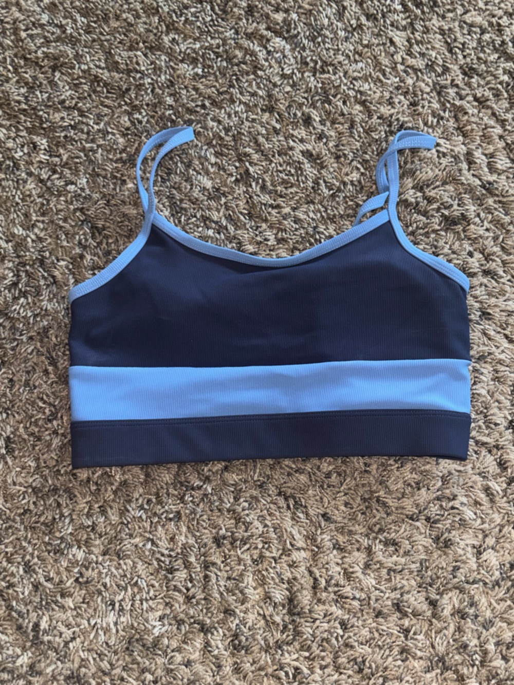 Wilo Strappy Ribbed Sports Bra
